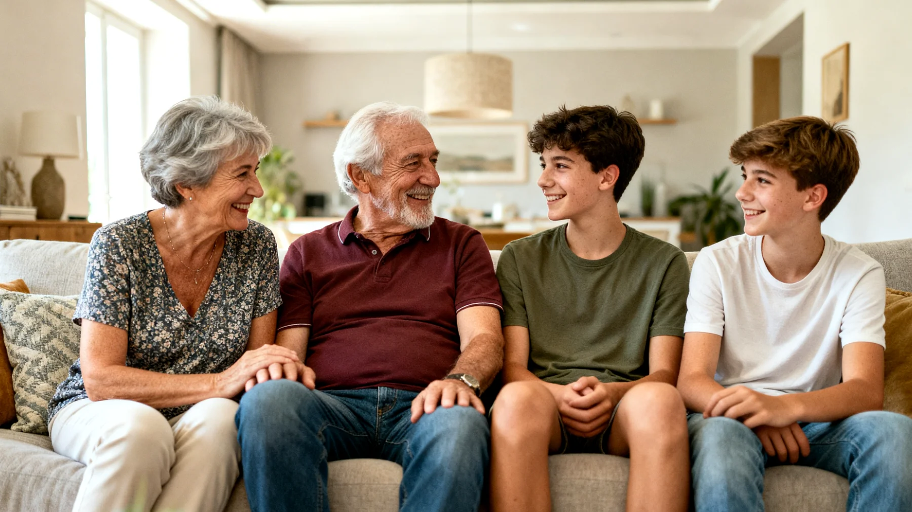 Comment les grands-parents peuvent-ils construire une relation authentique et significative avec leurs petits-enfants adolescents malgré les différences générationnelles dans les valeurs, les modes de communication et la vision du monde ?"